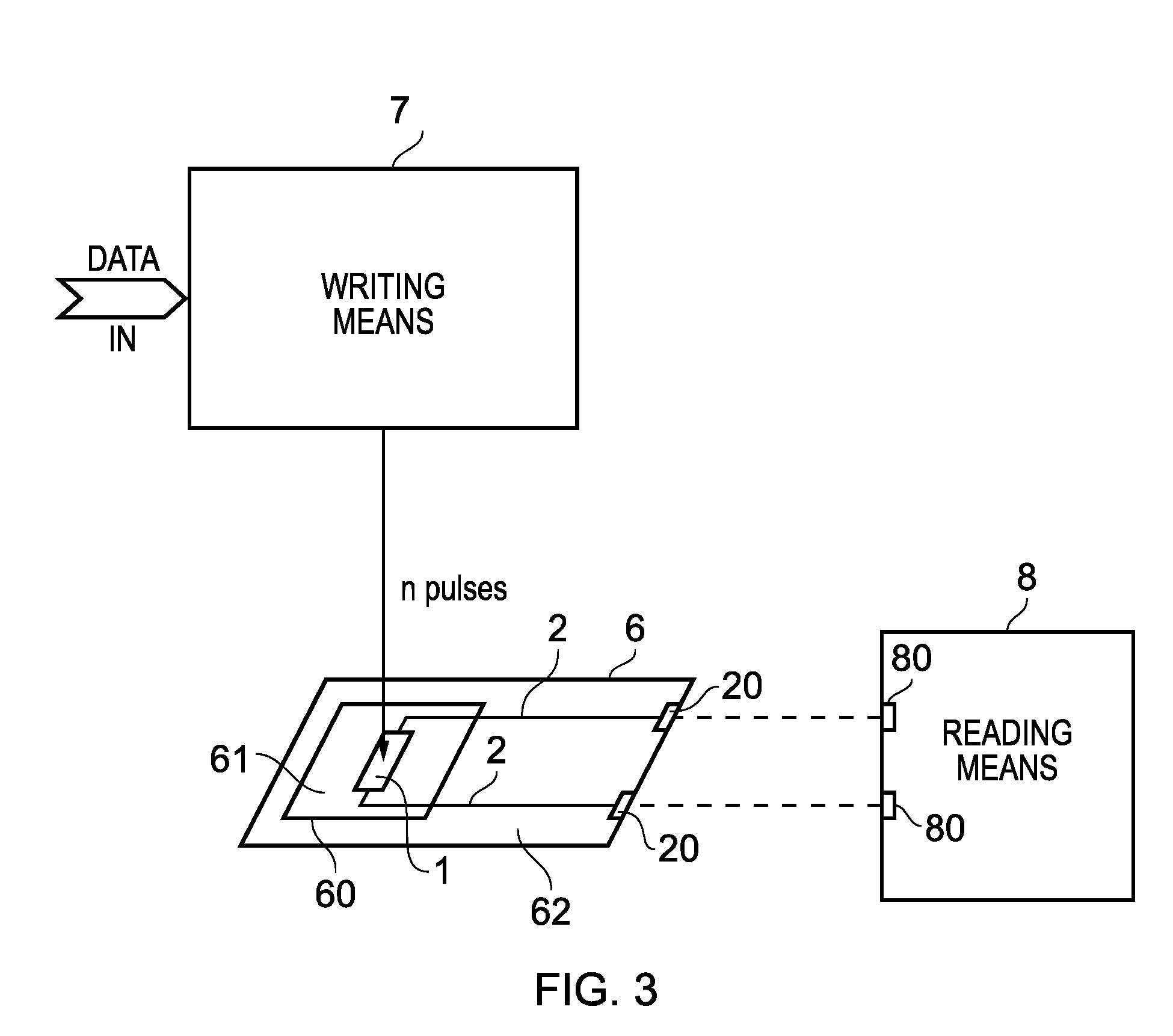 Electronic circuit and data storage system