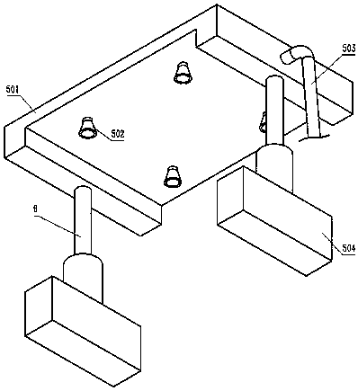 Flying dust treatment device for building construction site