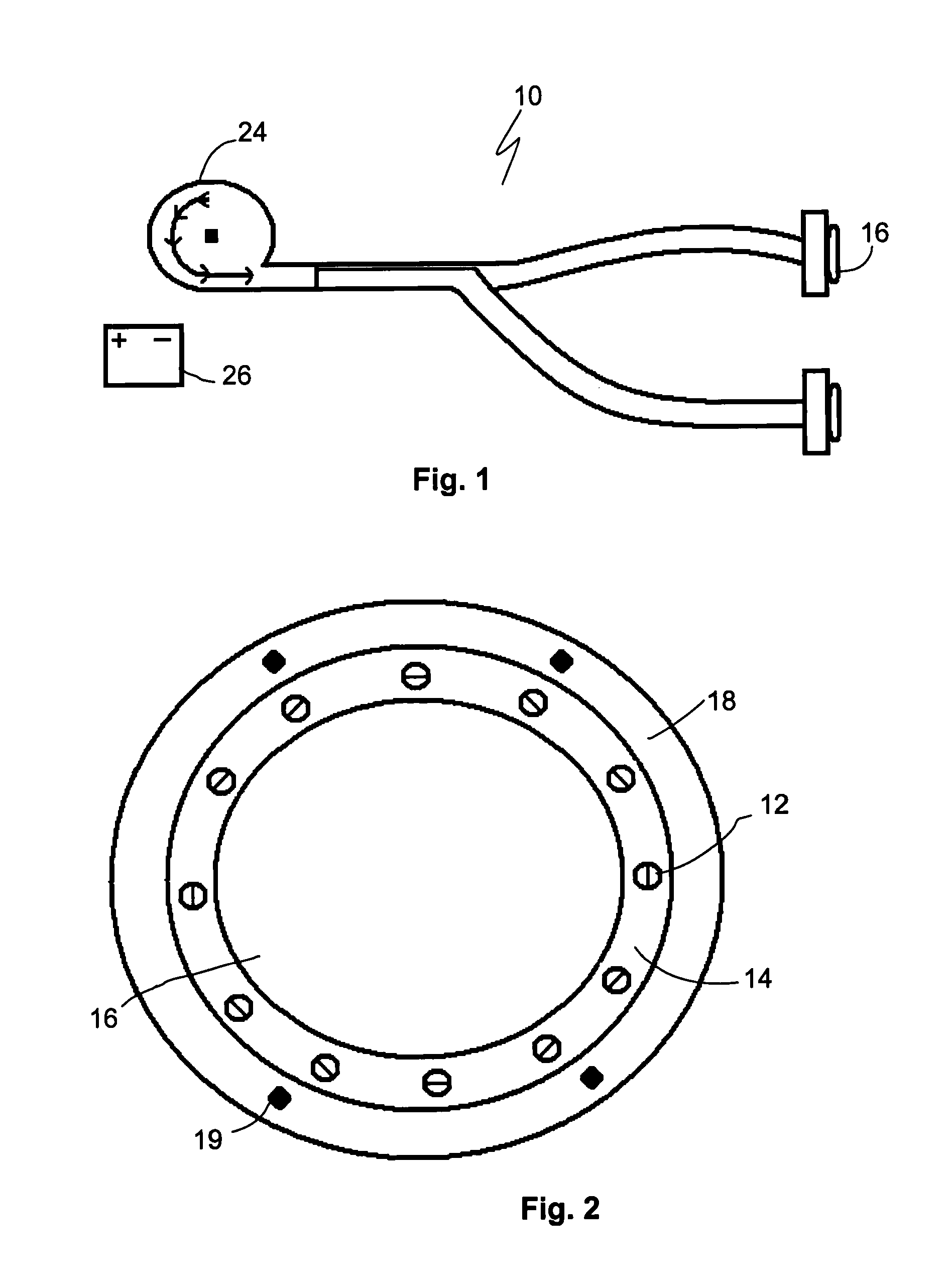Method and apparatus for preventing a build up of snow or dust