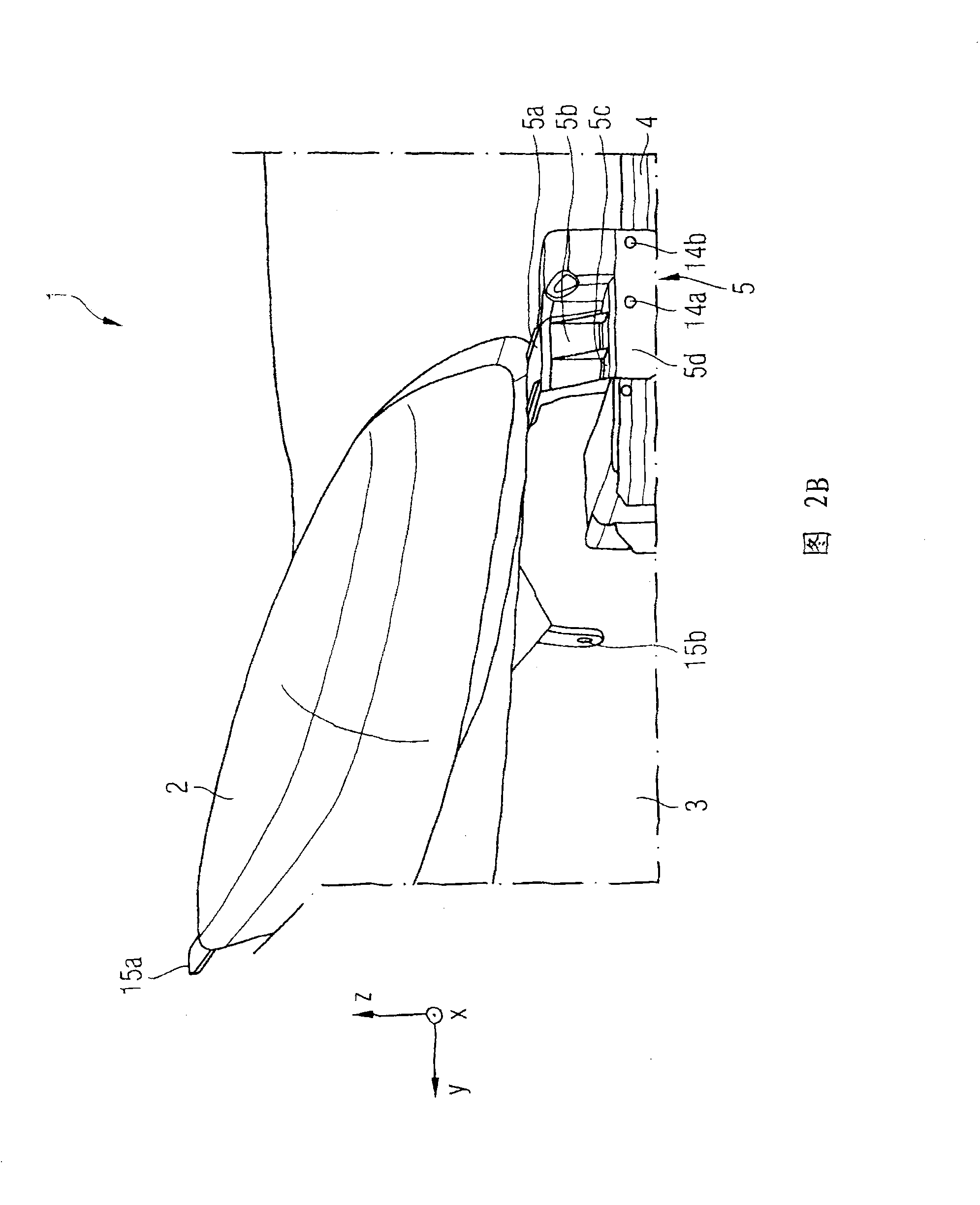 Bumper arrangement in or for a motor vehicle and the motor vehicle