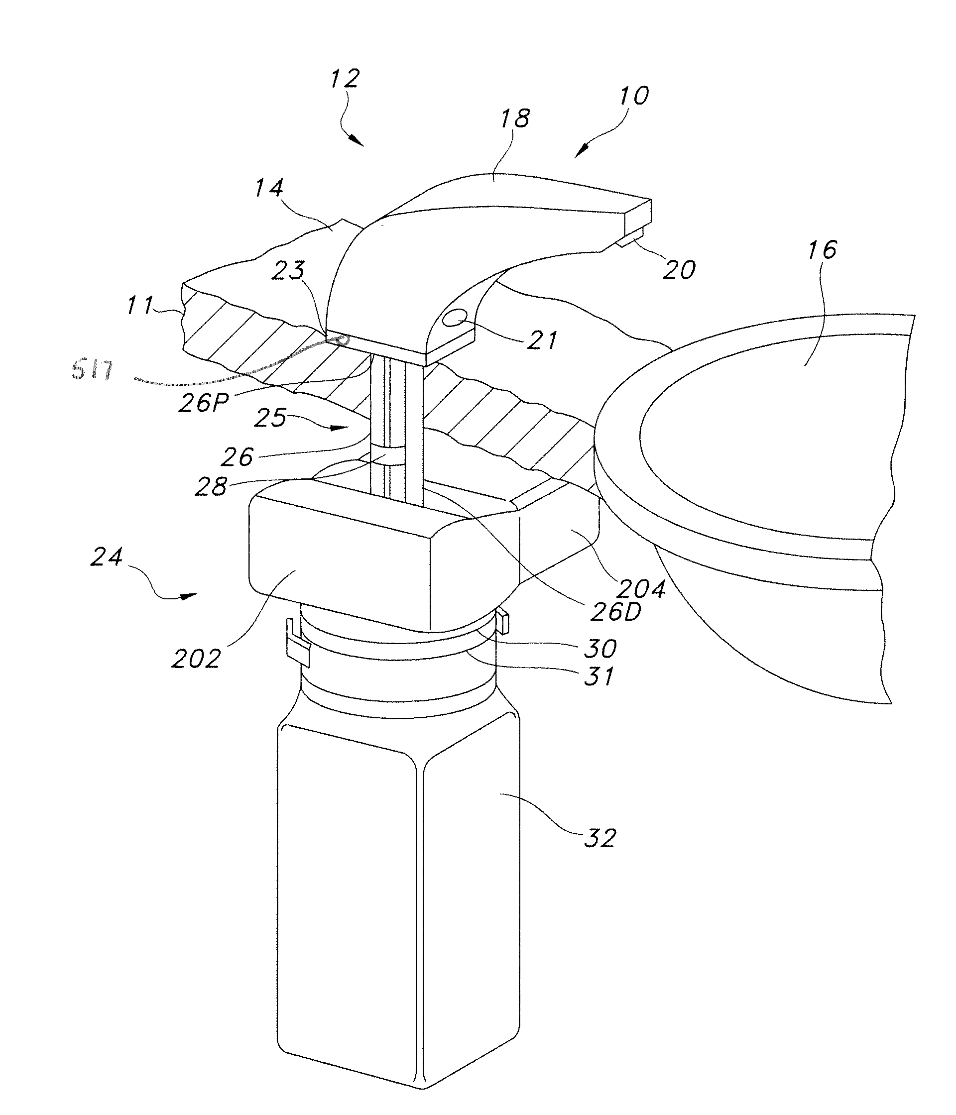 Fluid Dispenser with Cleaning/Maintenance Mode