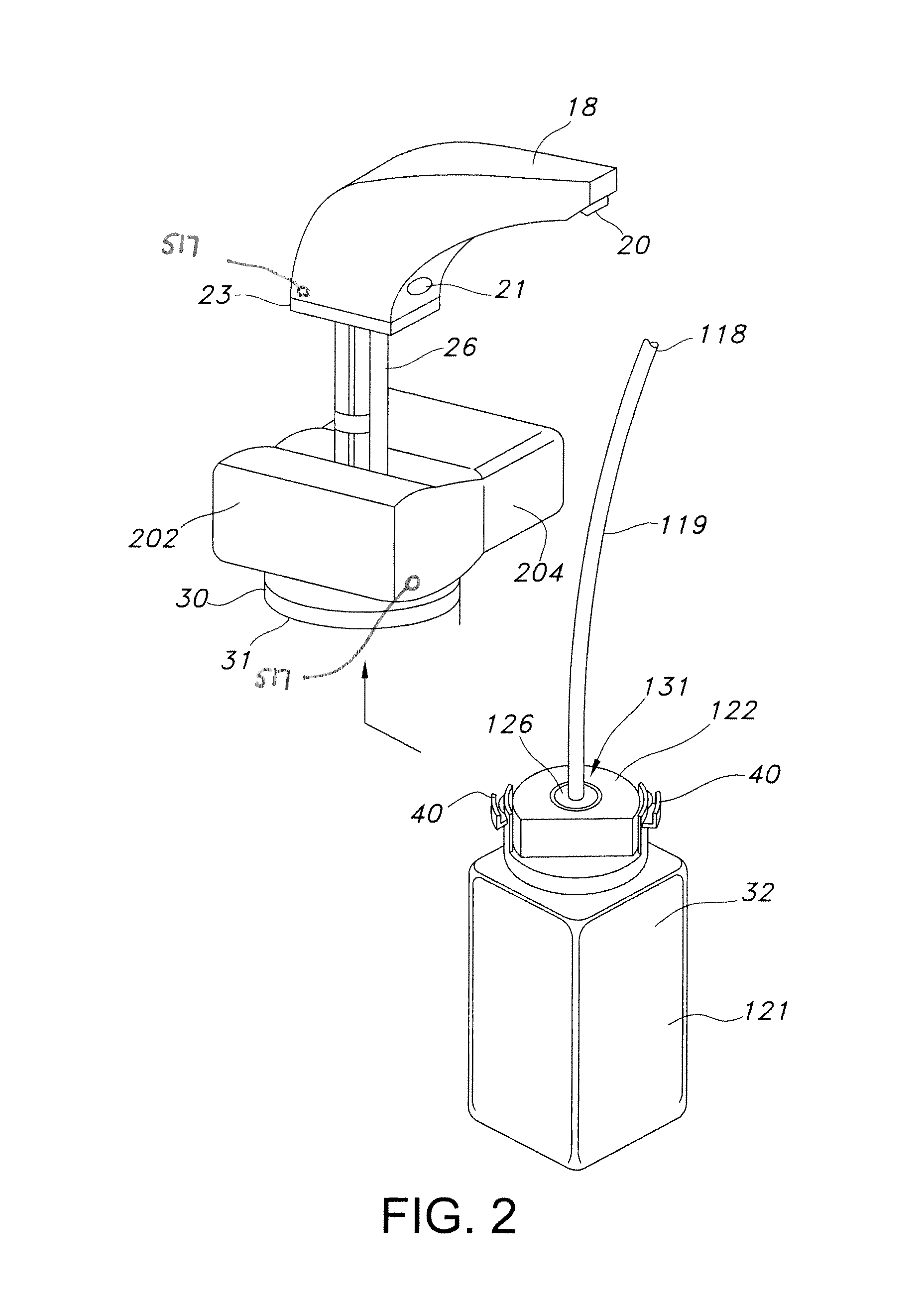 Fluid Dispenser with Cleaning/Maintenance Mode
