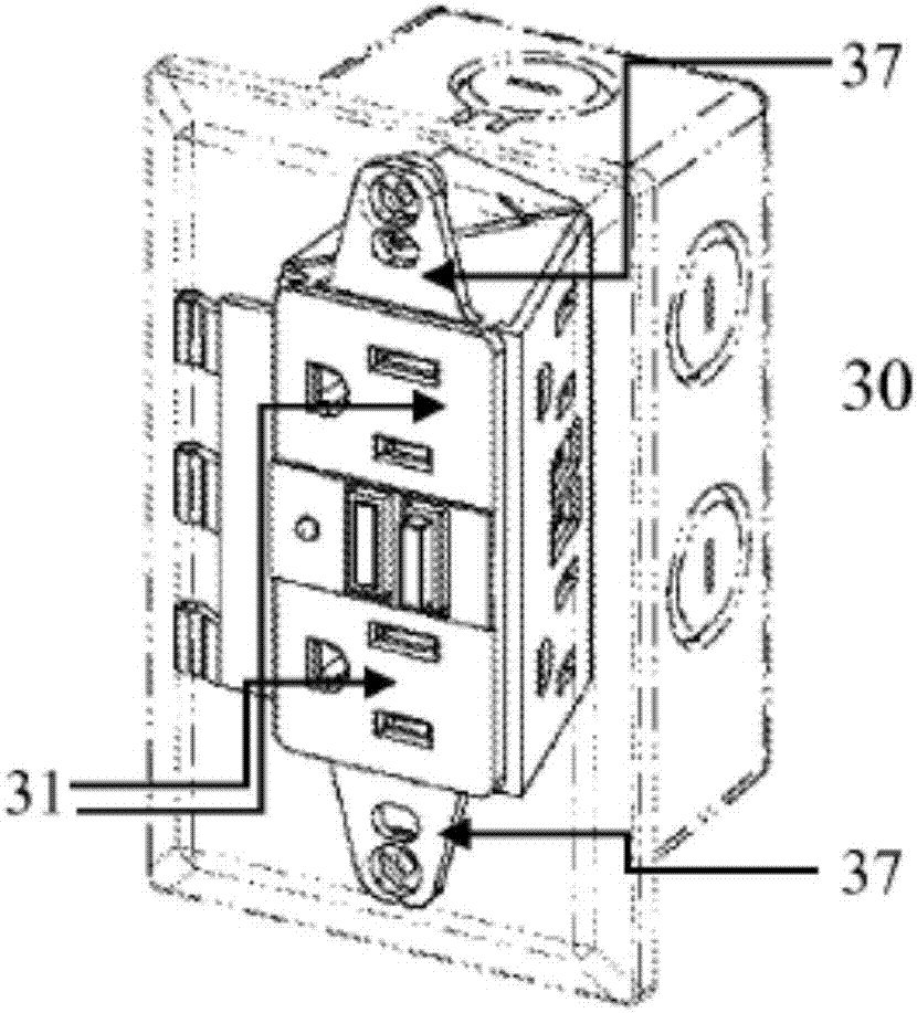 Retractable recessed electrical outlet and data port assembly