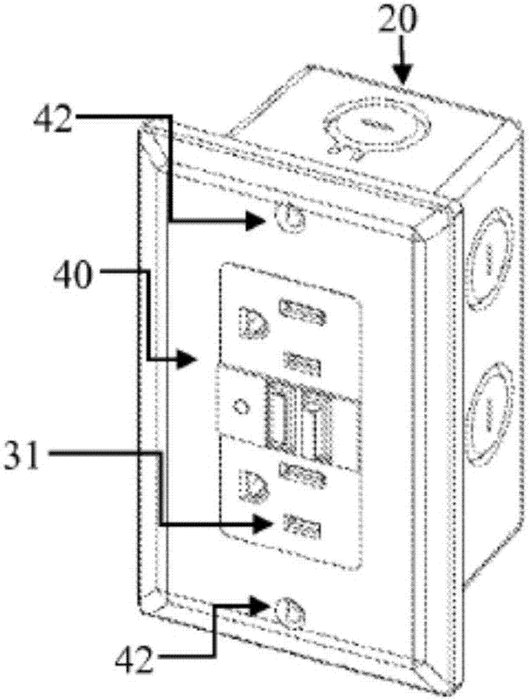 Retractable recessed electrical outlet and data port assembly