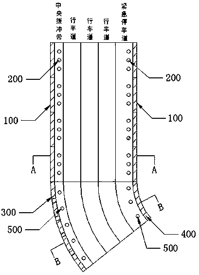 A road surface cleaning device