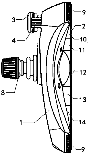 Control device intelligent collision preventing system based waterproof operating rod controller