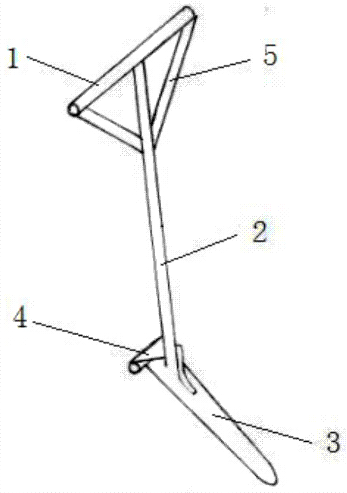 Simple dry lotus root dredging device