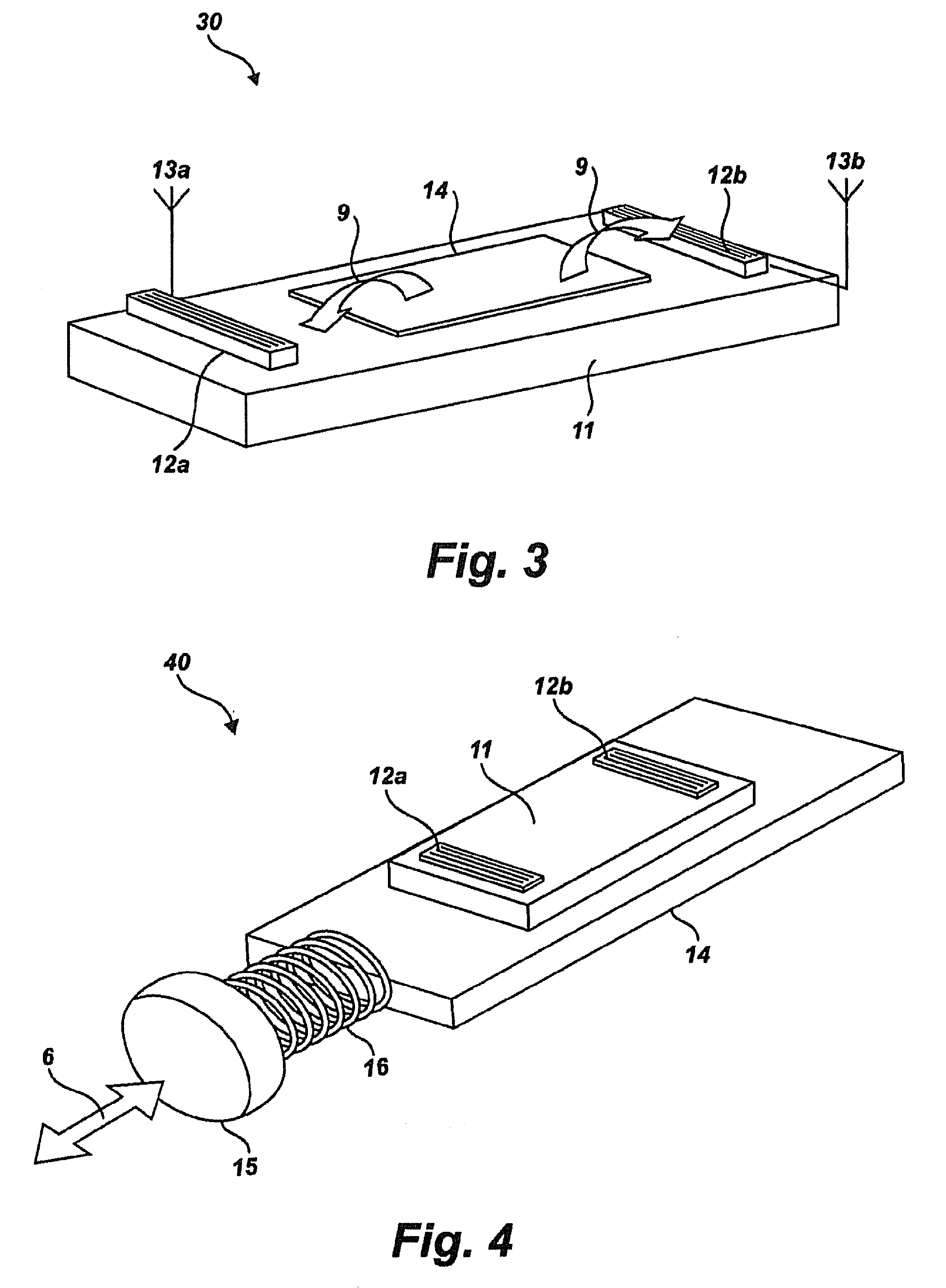 Wireless surface acoustic wave-based proximity sensor, sensing system and method