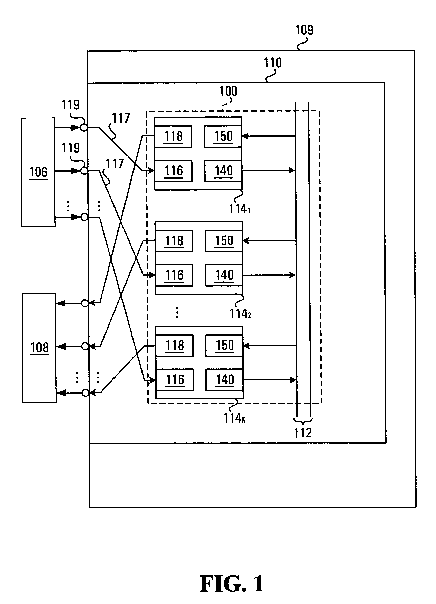 Cell-based switch fabric with distributed scheduling