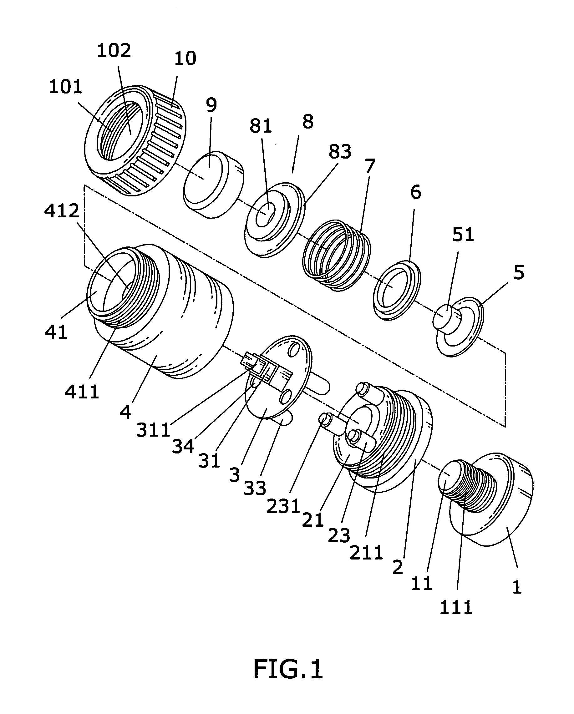 Detachable light-emitting device