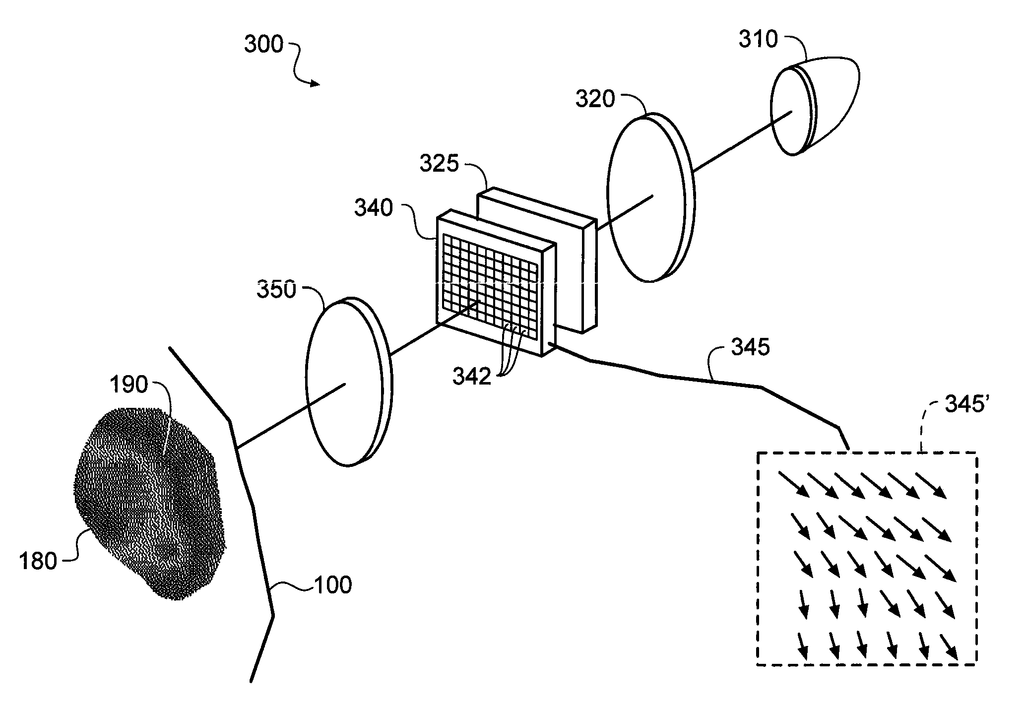 Device for optically stimulating collagen formation in tissue