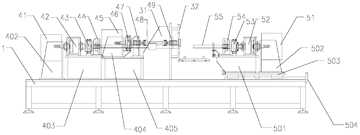 Double-clutch performance dynamic test platform