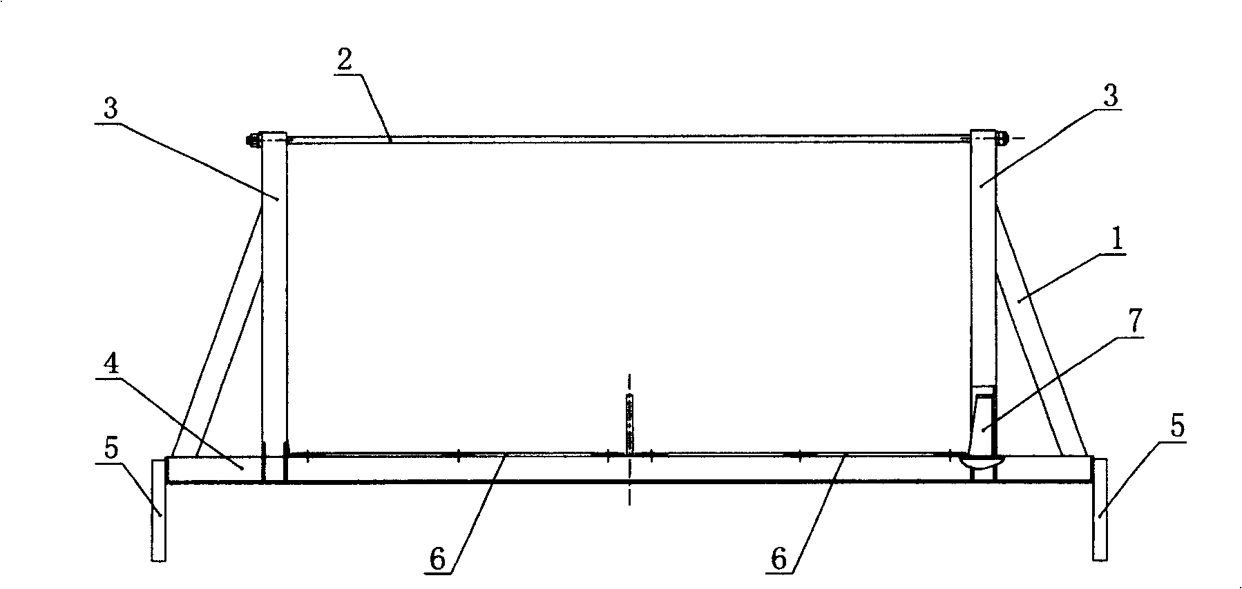 Special device for transporting superlong steel rail and its transportation scheme