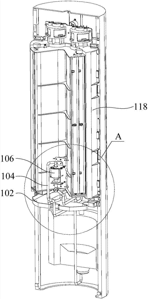 Cleaning device and air conditioner