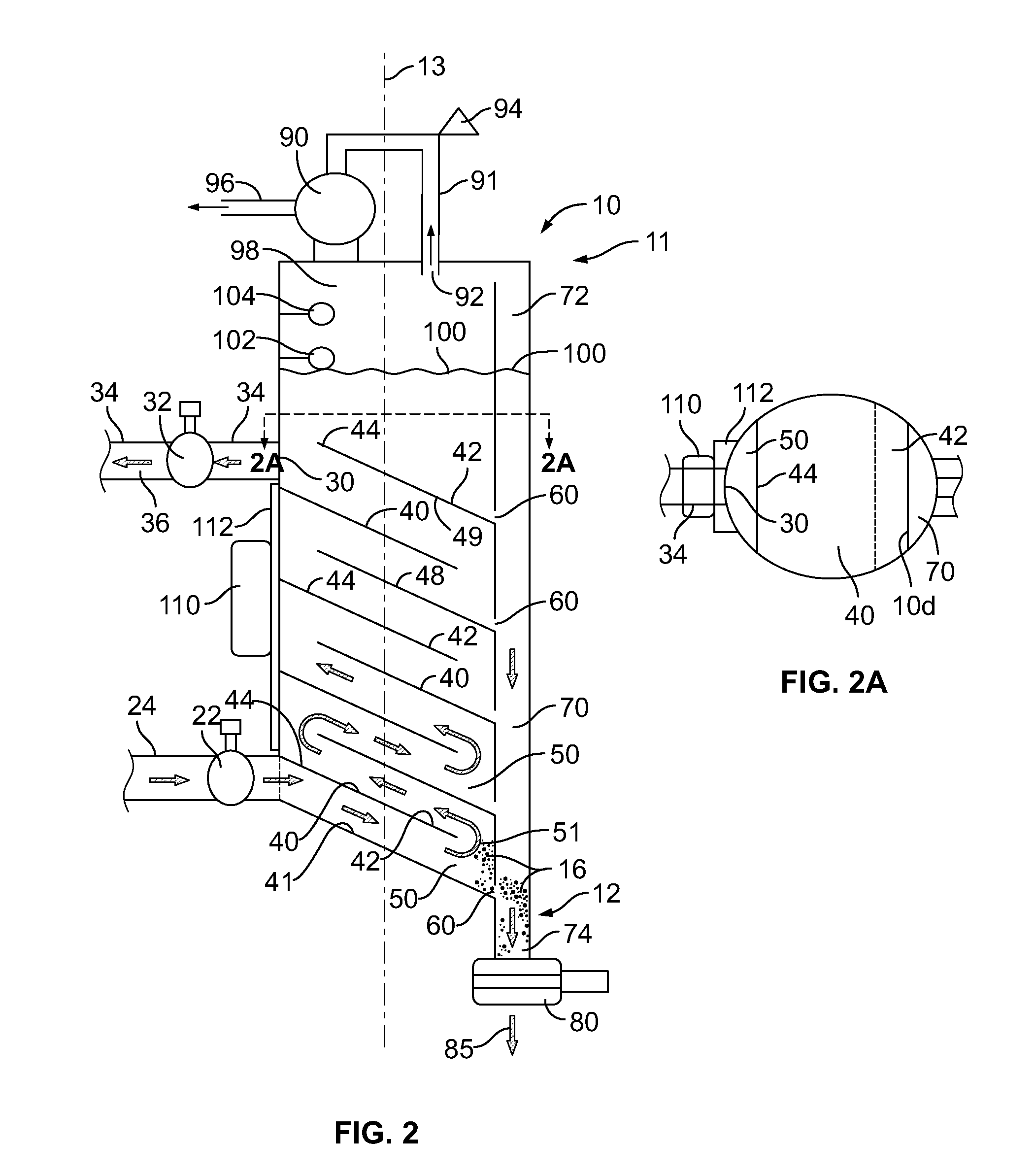 Solids removal system and method