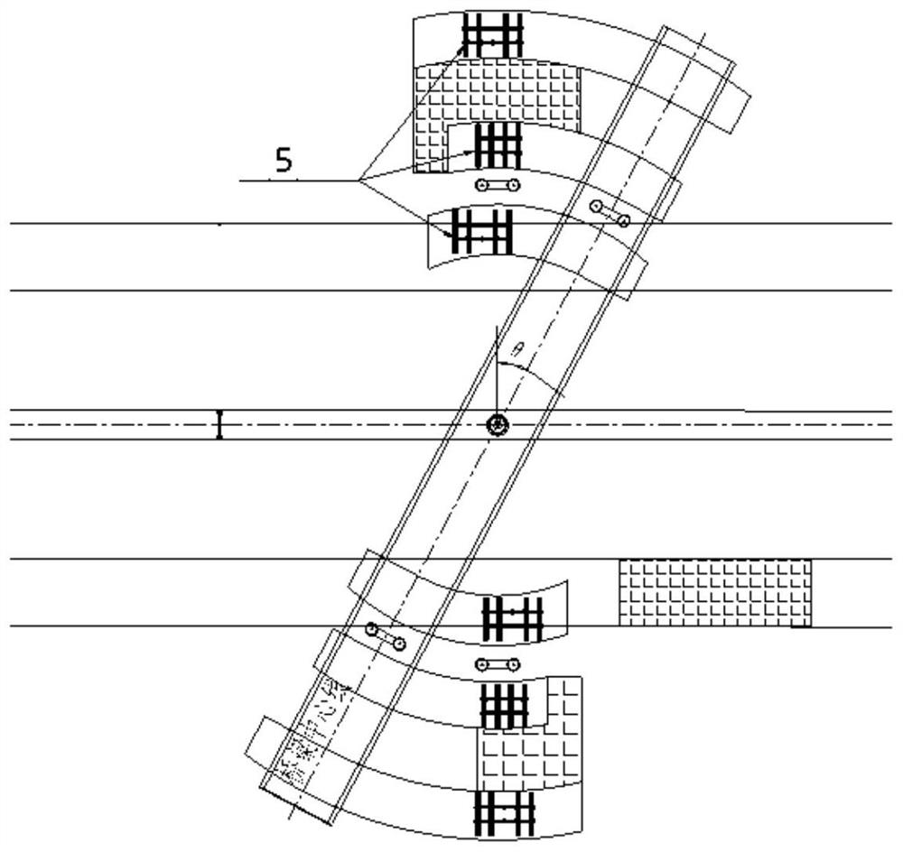 Utilization method of existing bridge rotation