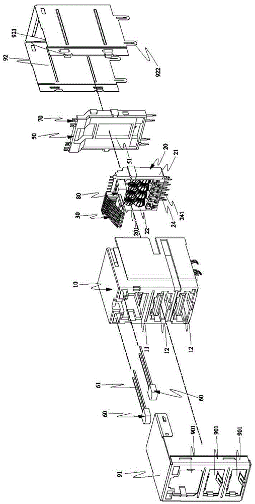 Simple connector with variable combination structure