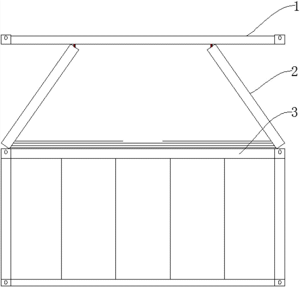 Assembling method of foldable container