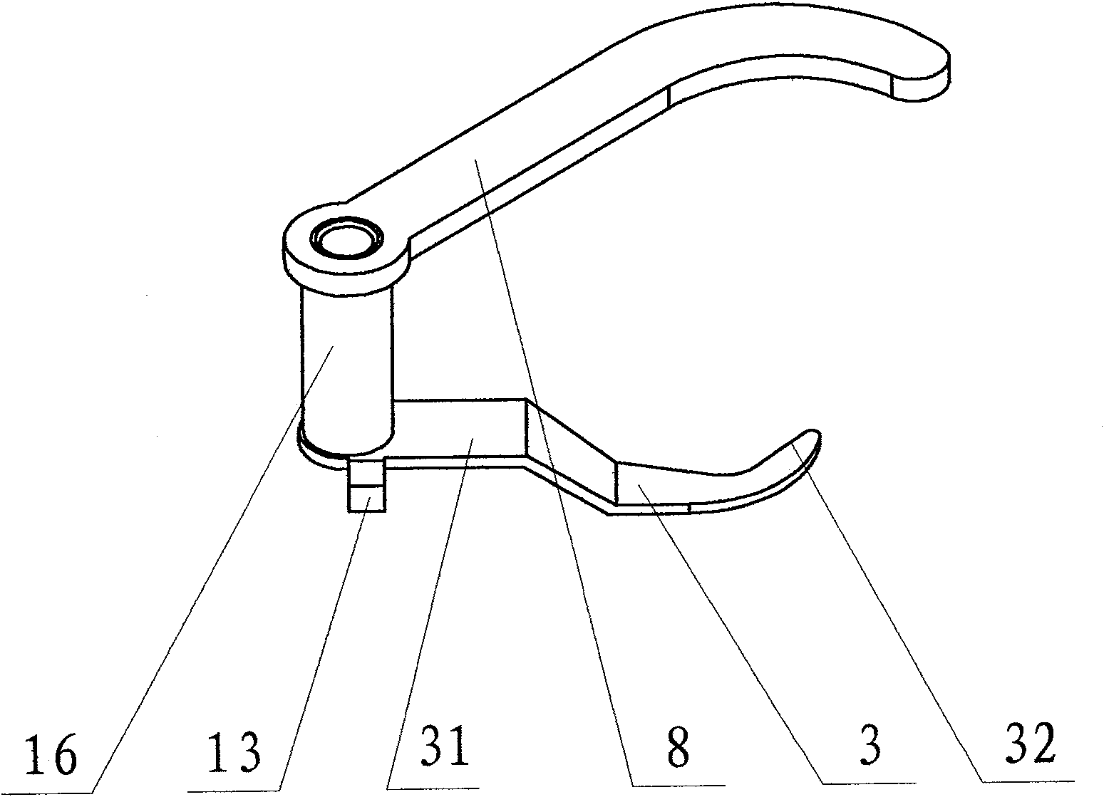 Yarn splicing guide device of automatic bobbin winder