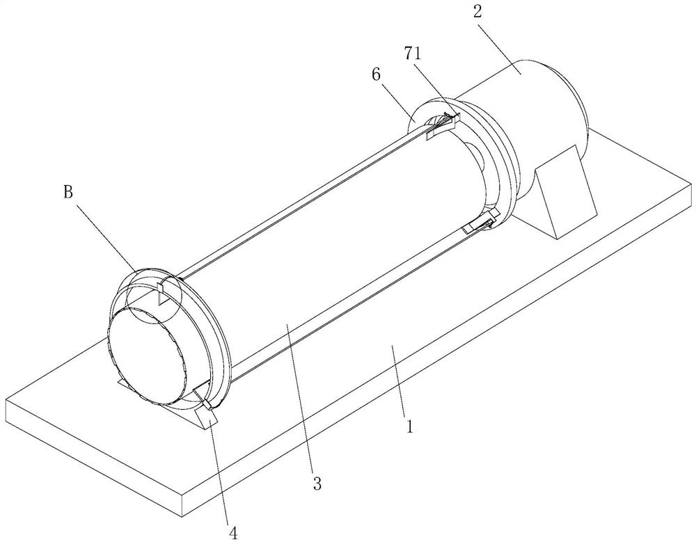 Processing device for building raw materials