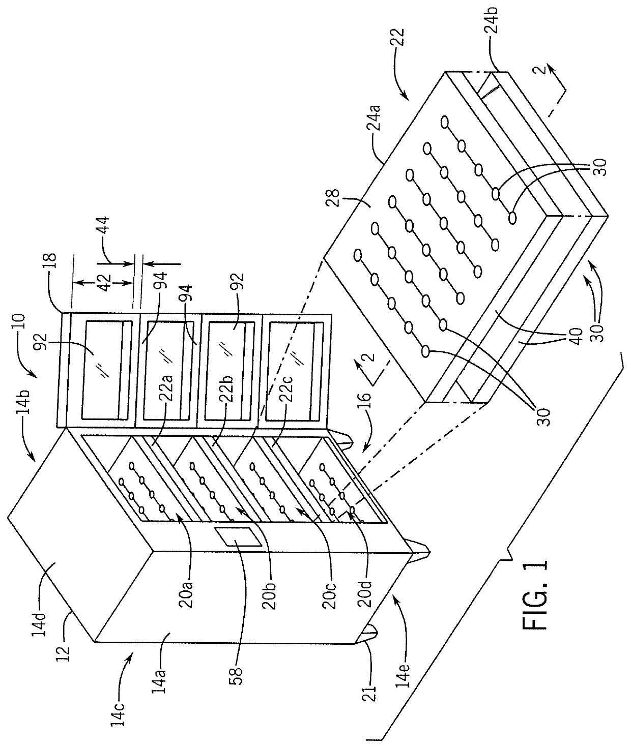 Thermal management system for multizone oven