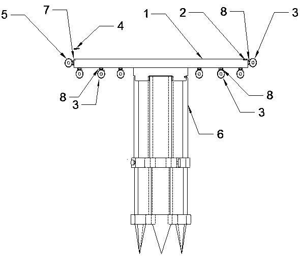 Drawing support with drawing protection and storage functions