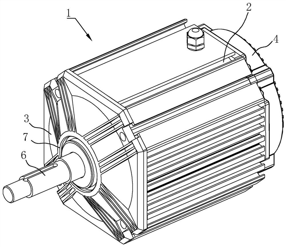 Electric control integrated motor
