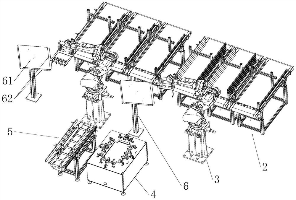 Assembling equipment for folding storage box