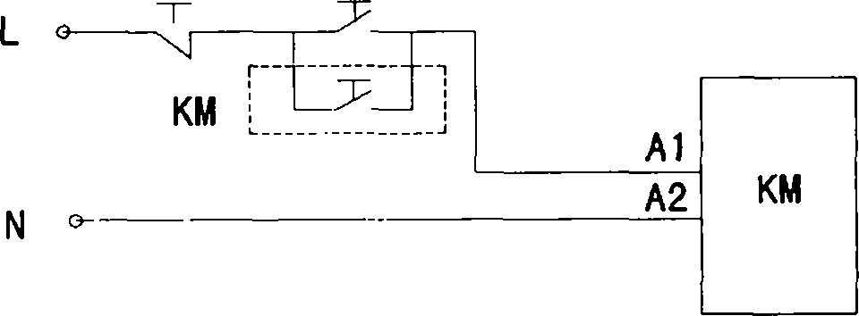 AC contactor anti-electricity-dazzling module