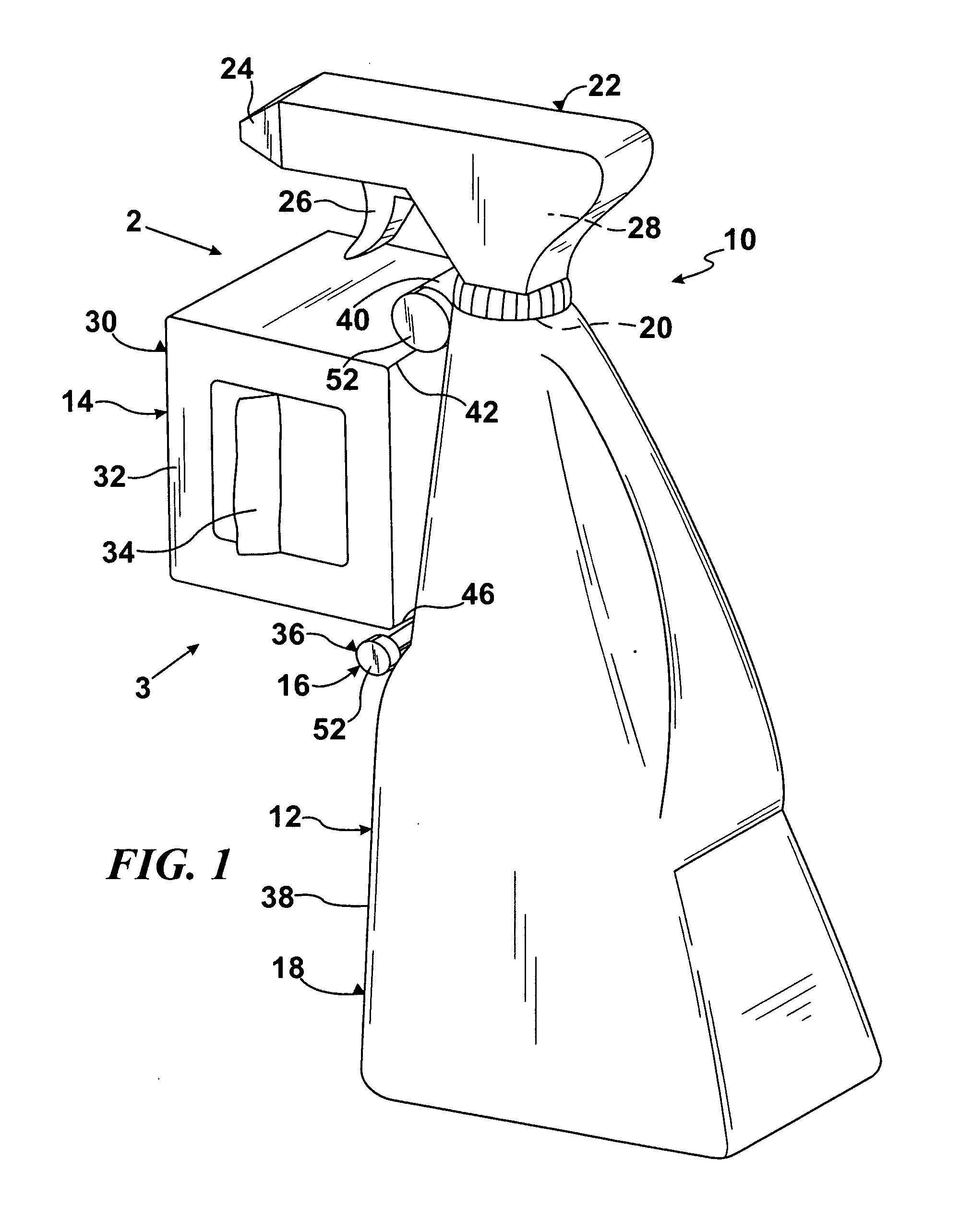 Combined spray container and wipe dispensing device