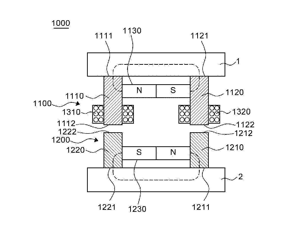Magnetic substance holding device