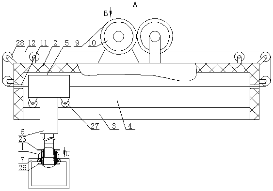 Organic wastewater treatment device