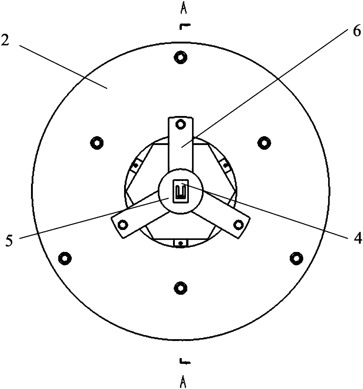 MEMS microstructure three-axis type base excitation device based on piezoelectric ceramic