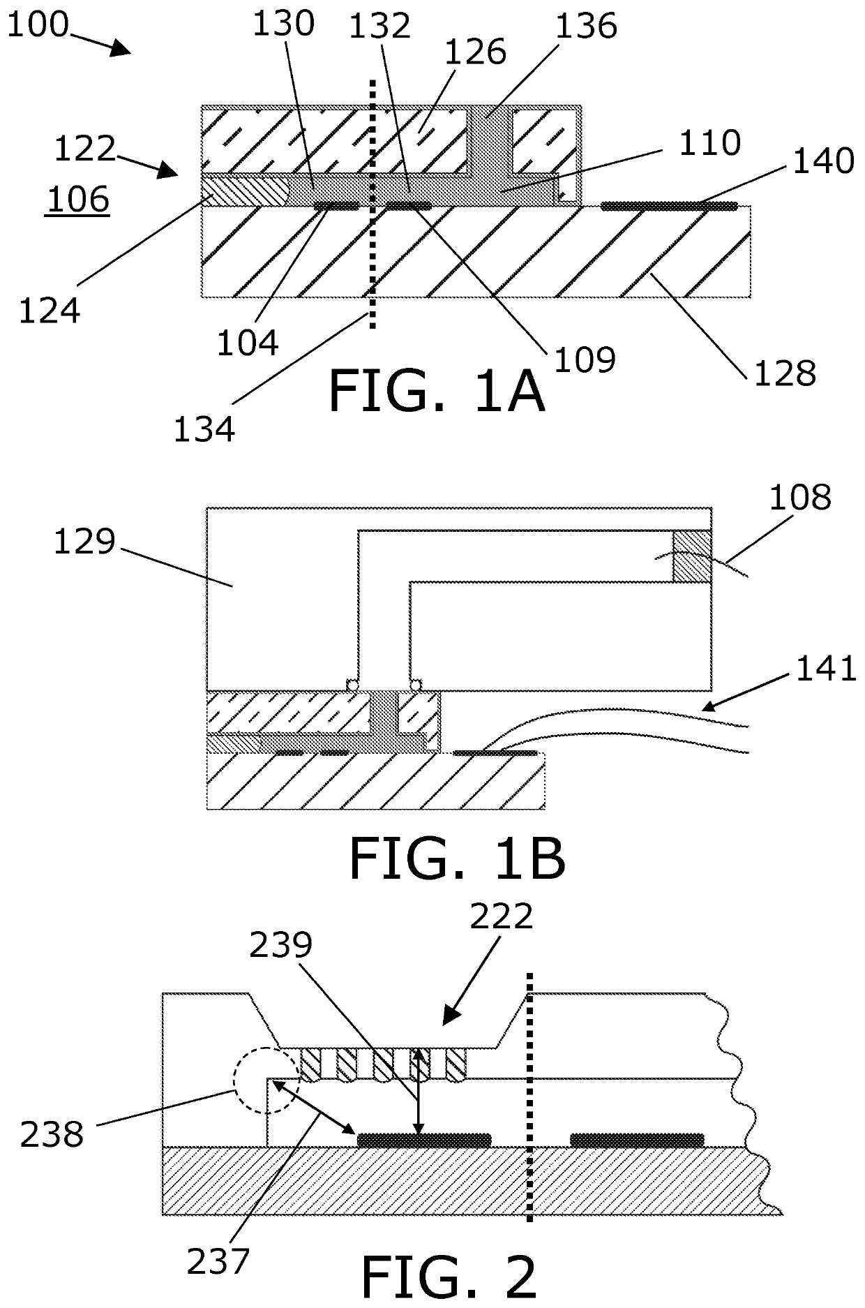 Electrochemical sensor with thin film guard electrode