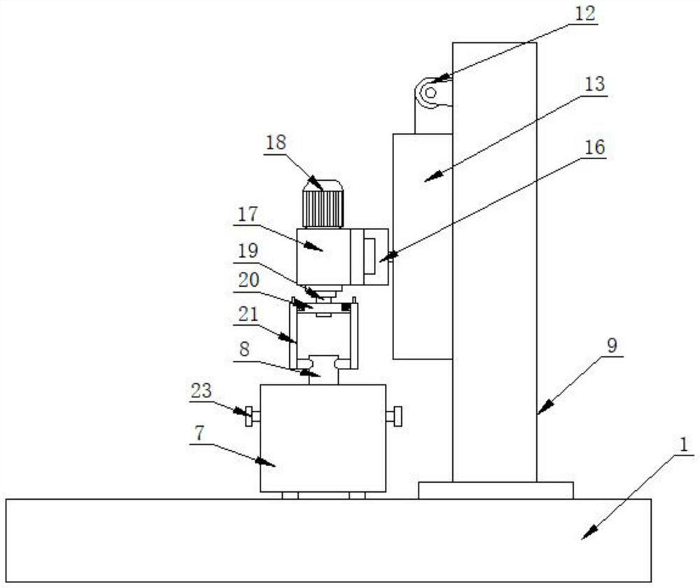 Rotary adjusting type thread ring gauge grinding machine tool