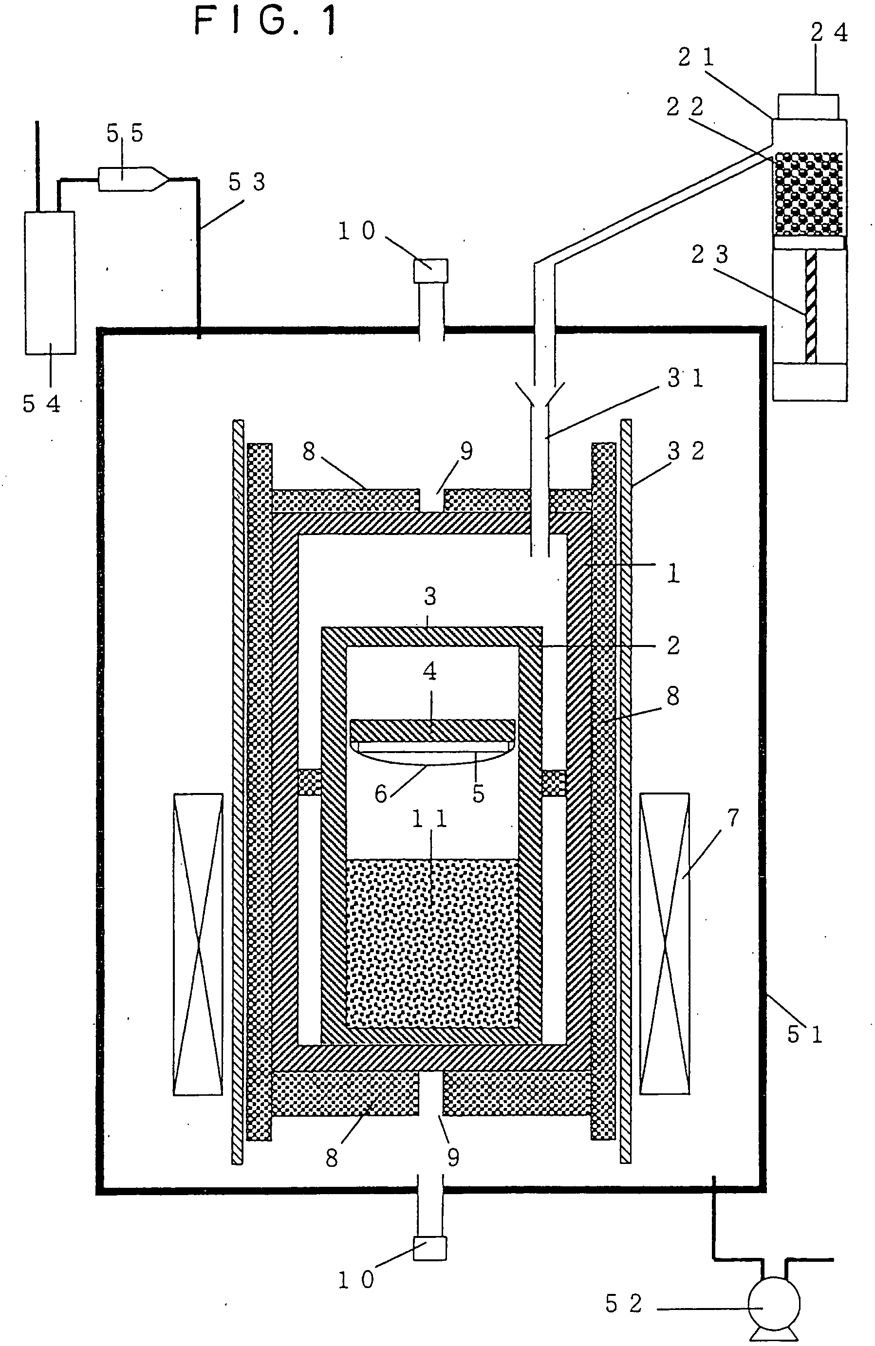 Silicon carbide single crystal and method and apparatus for producing the same