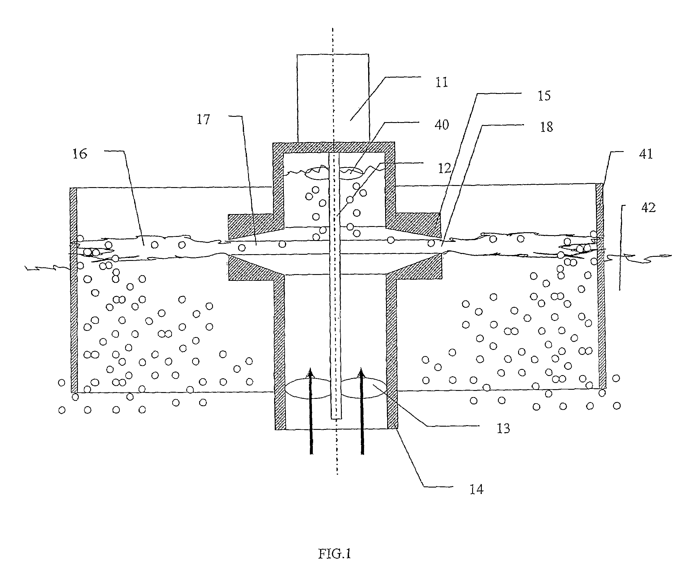 Apparatus and method for aeration/mixing of water