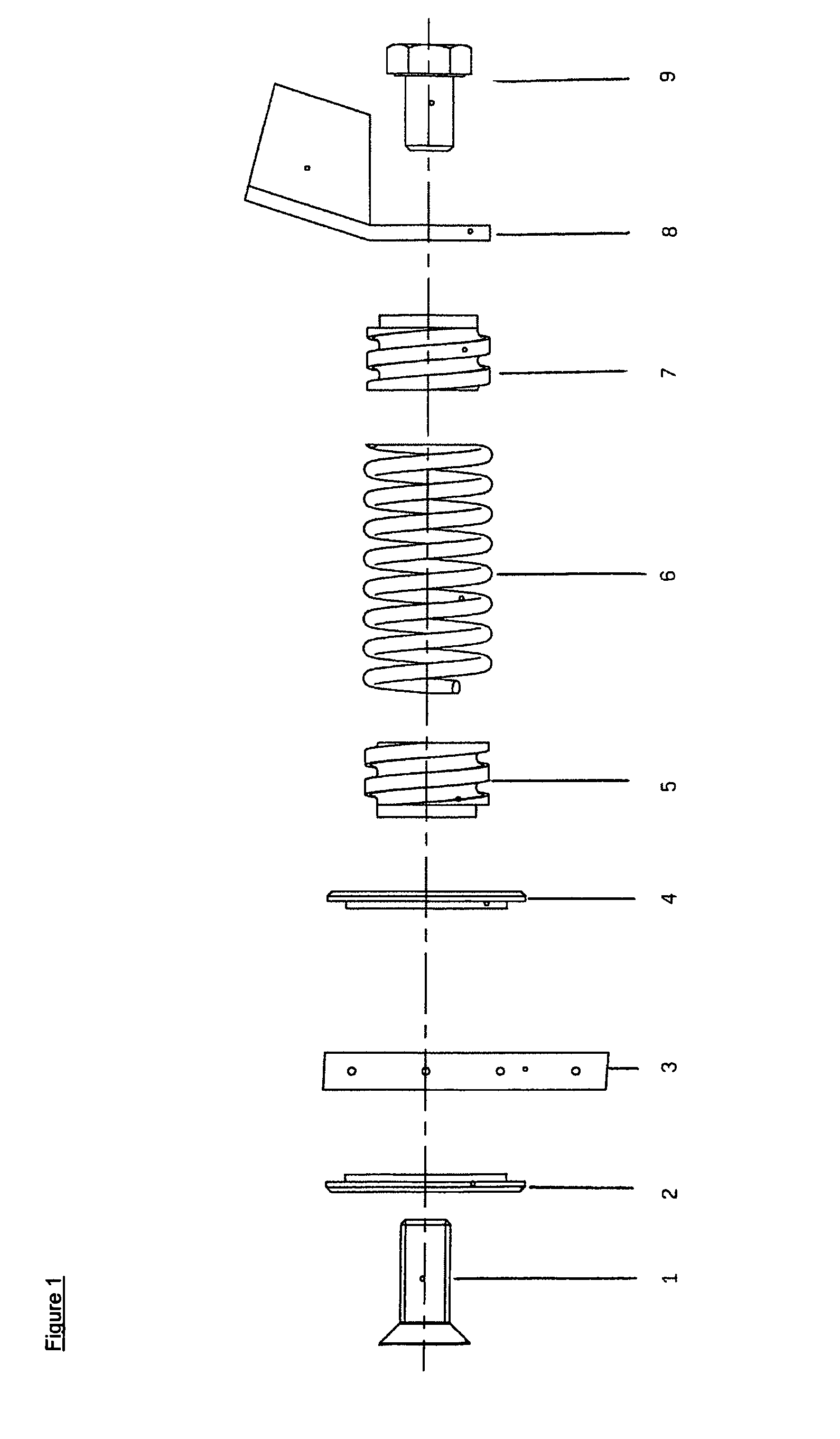 Spring-supported suspension for noise insulation elements