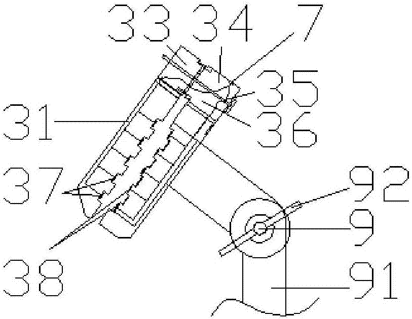 Coating device of subuliform spiral spring