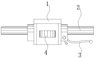 Spike replacing, installing and locking device for rail transit fault diagnosis