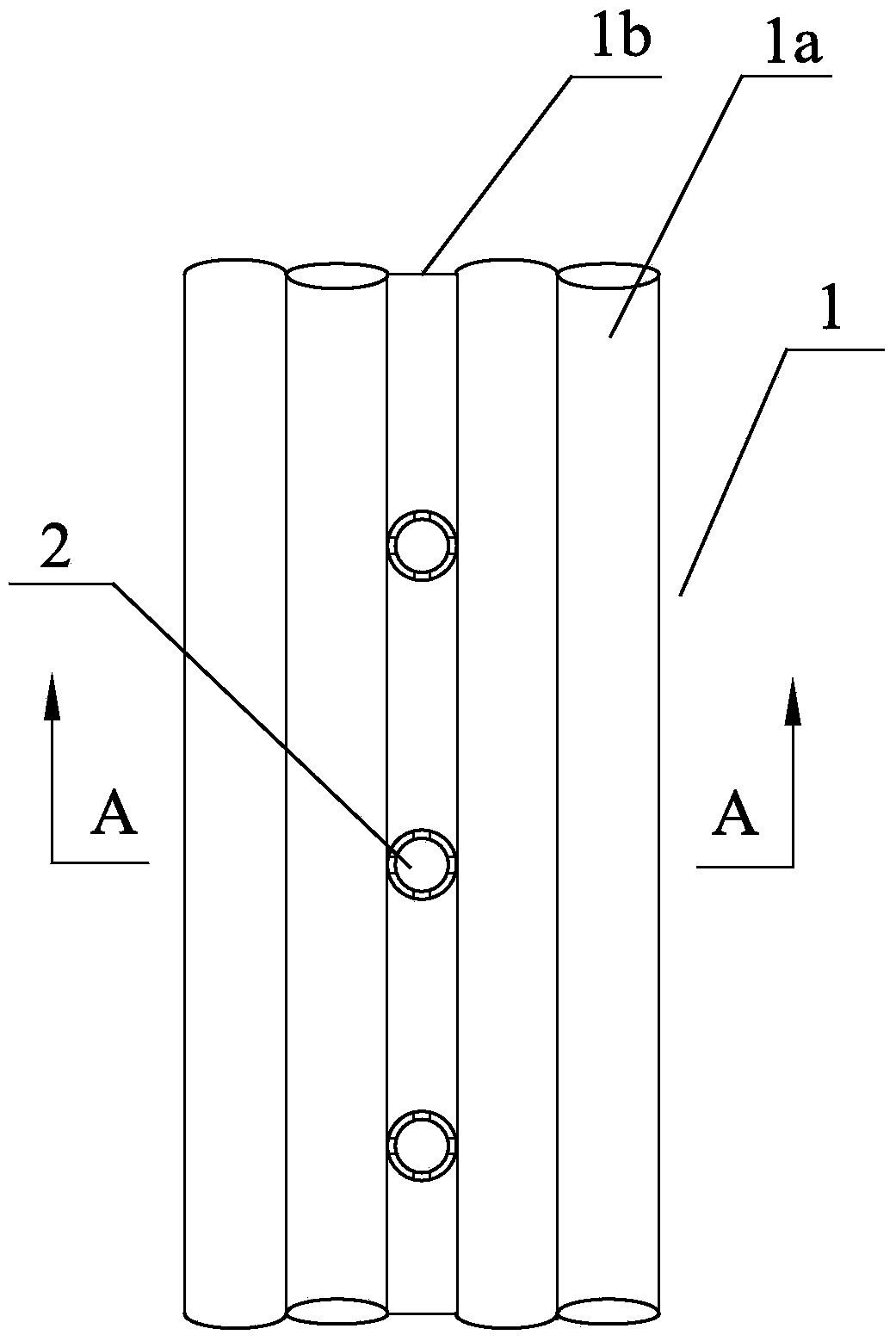 Method and device for preventing membrane water wall type boiler from high-temperature corrosion and coking