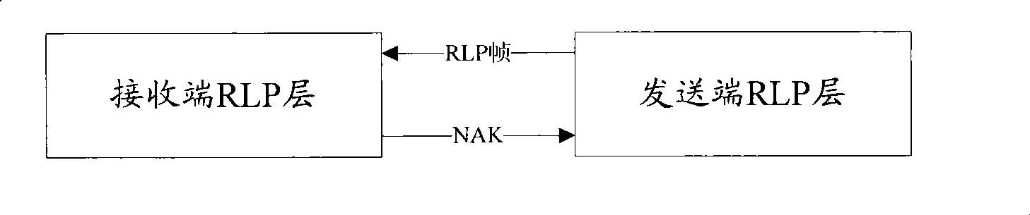 Frame retransmission method and apparatus for radio link protocol