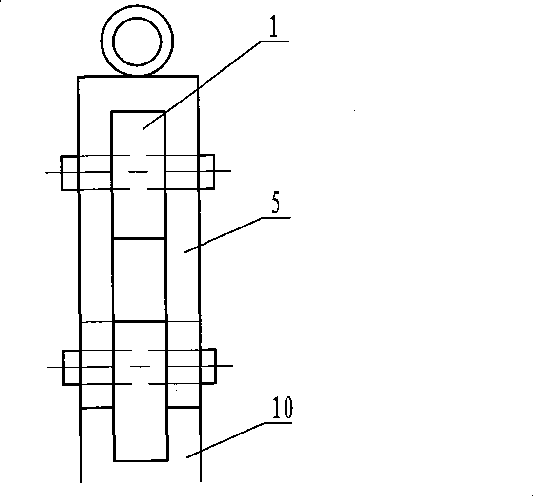 General combined type stringing pulley