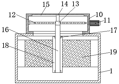 Raw material grinding device for biomedicines