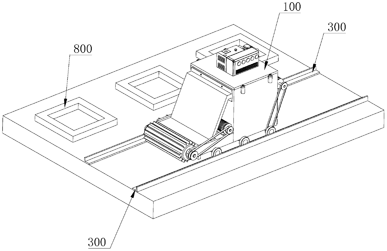 A municipal intelligent road surface cleaning device