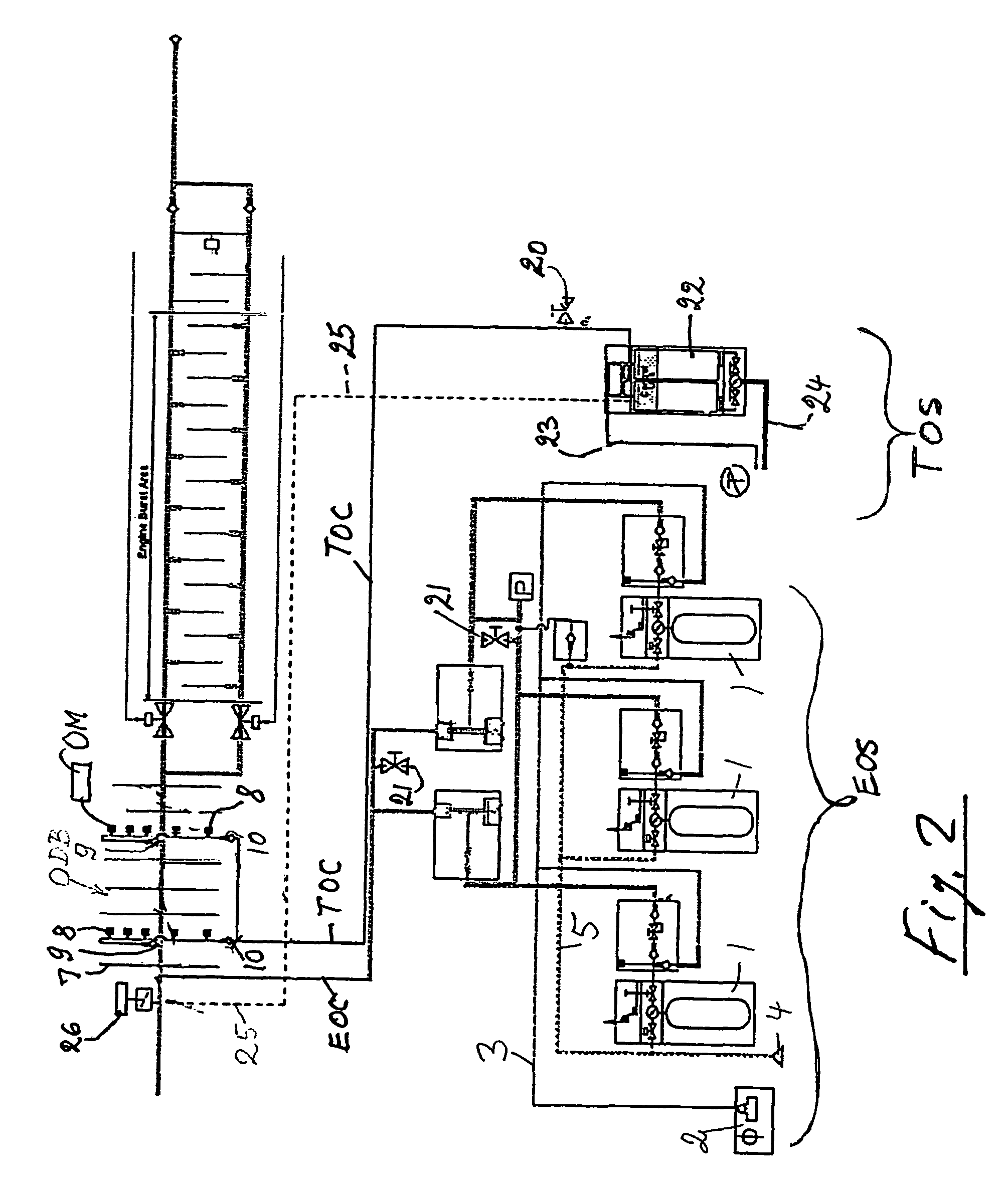 Oxygen supply and distribution system for a passenger aircraft