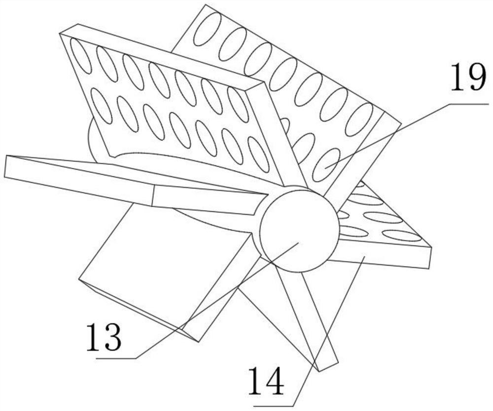 Antibacterial drying device for non-woven fabric production