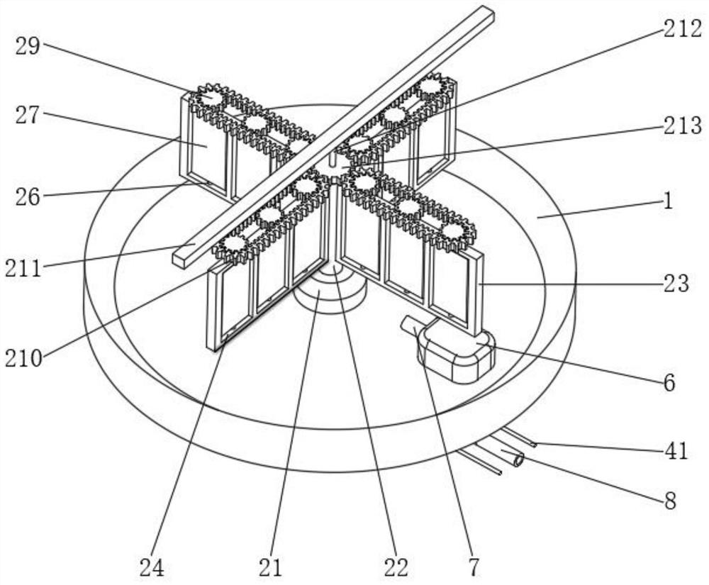 Drenching device for veterinarian, and use method of drenching device