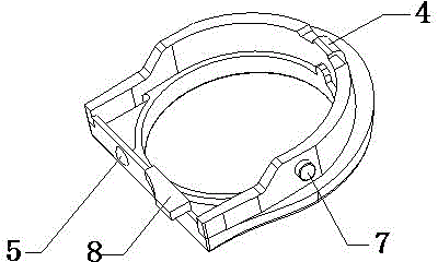 Floating facing bracket device of double-head rotating shaver