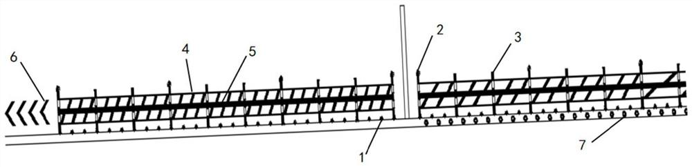 Self-adaptive induction system for road tunnel entrance area of curved slope section